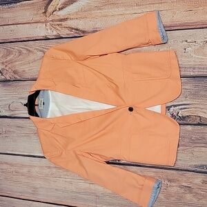 Bershka coral blazer